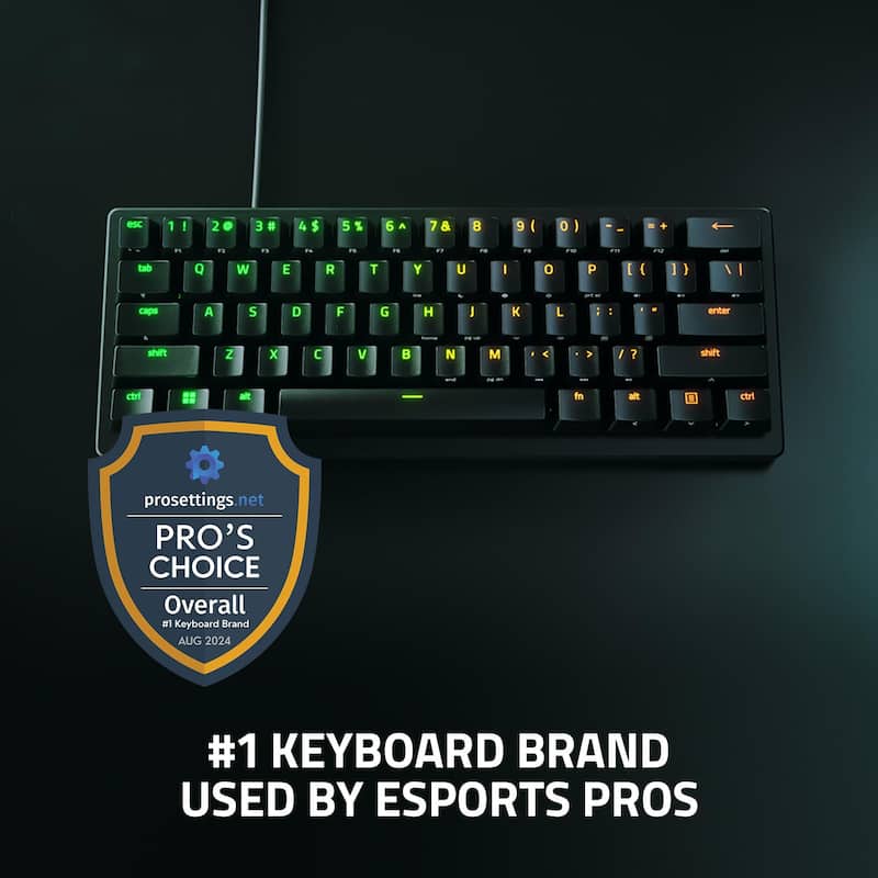 Teclado Gamer Razer Huntsman V3 Pro Mini 60% Analógico - Preto